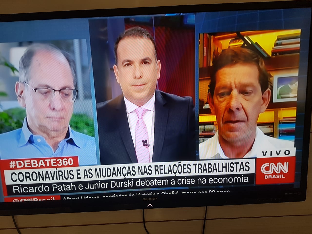Ricardo Patah participa de debate na CNN Brasil